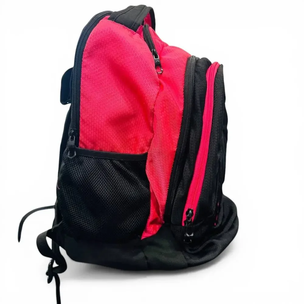 Adidas Loadspring Backpack Black Pink Laptop Tablet Sleeve Pockets